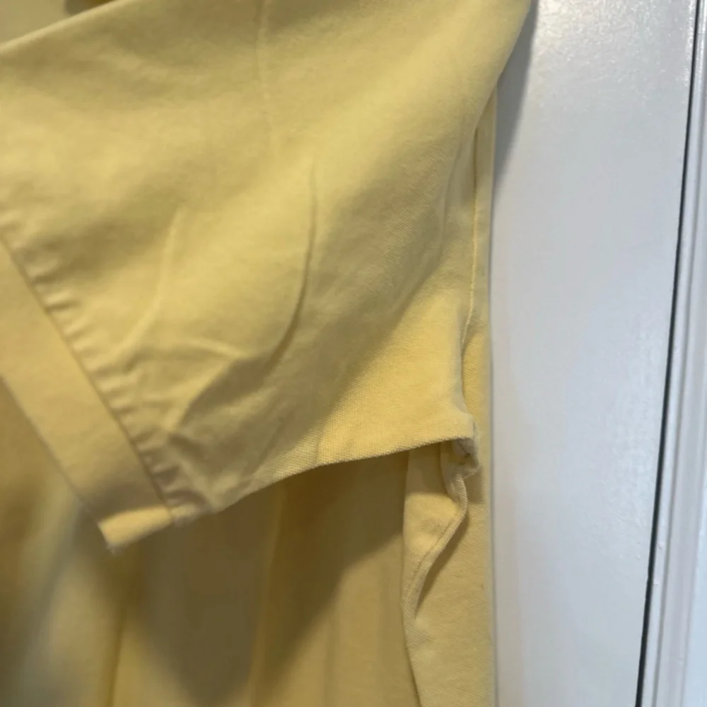POLO GOLF RALPH LAUREN XXL Pique Pale Yellow Cotton Polo Short Sleeve Shirt.